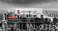 Desktop Screenshot of leadcapitalcrp.com